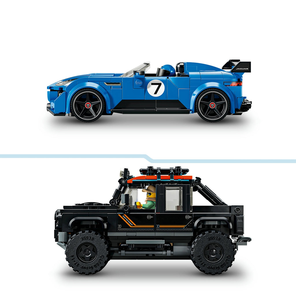 LEGO Speed Champions La Jaguar Project 7 et le Land Rover Defender (77264)