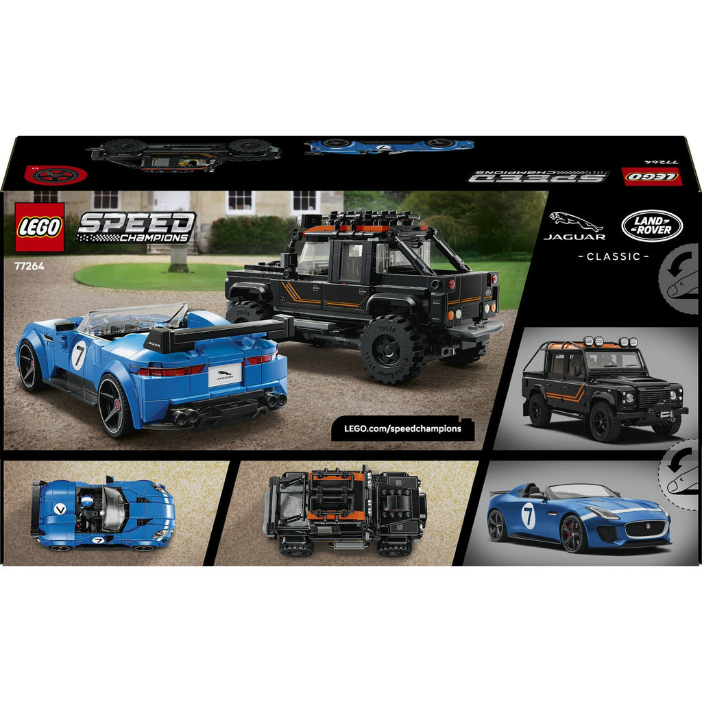 LEGO Speed Champions La Jaguar Project 7 et le Land Rover Defender (77264)