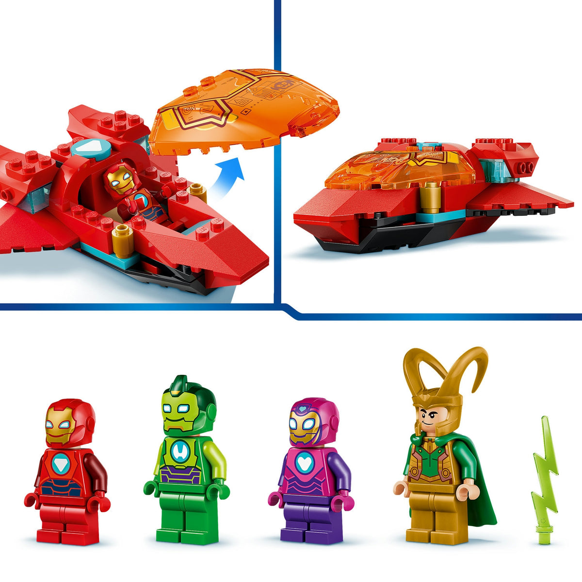 LEGO Marvel Loki contre la Team Iron Man 11211.0