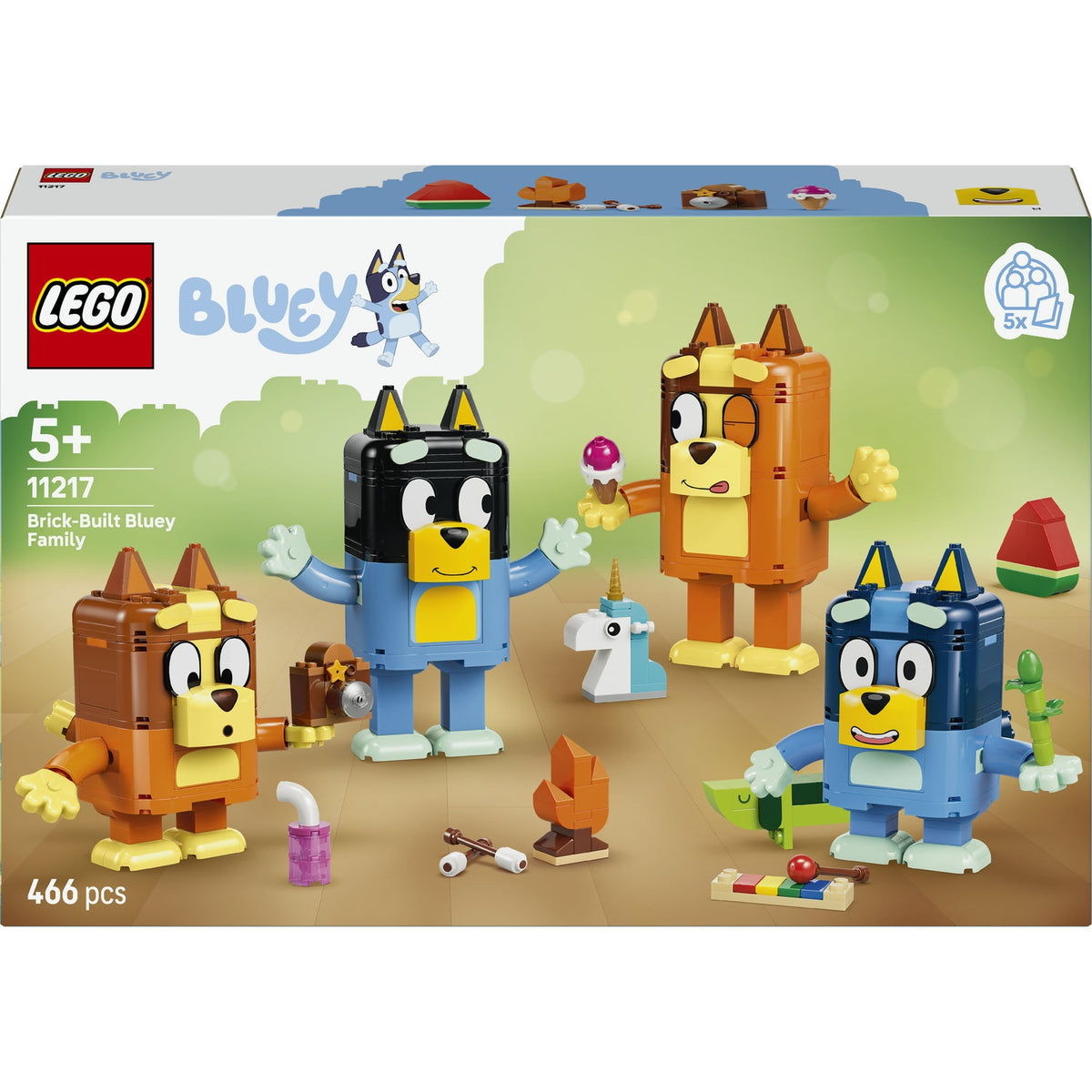 LEGO Bluey La famille de Bluey en briques 11217.0