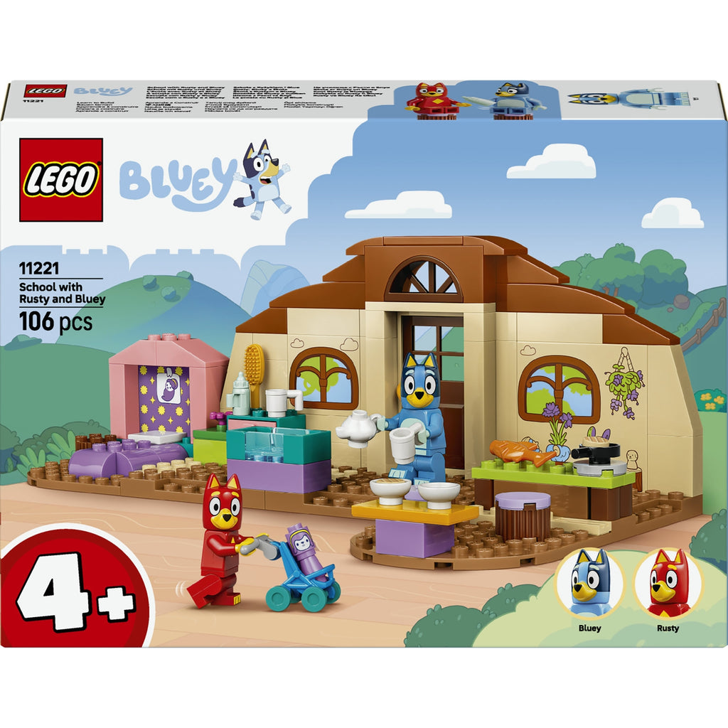 LEGO Bluey L'Ecole avec Rusty et Bluey 11221.0