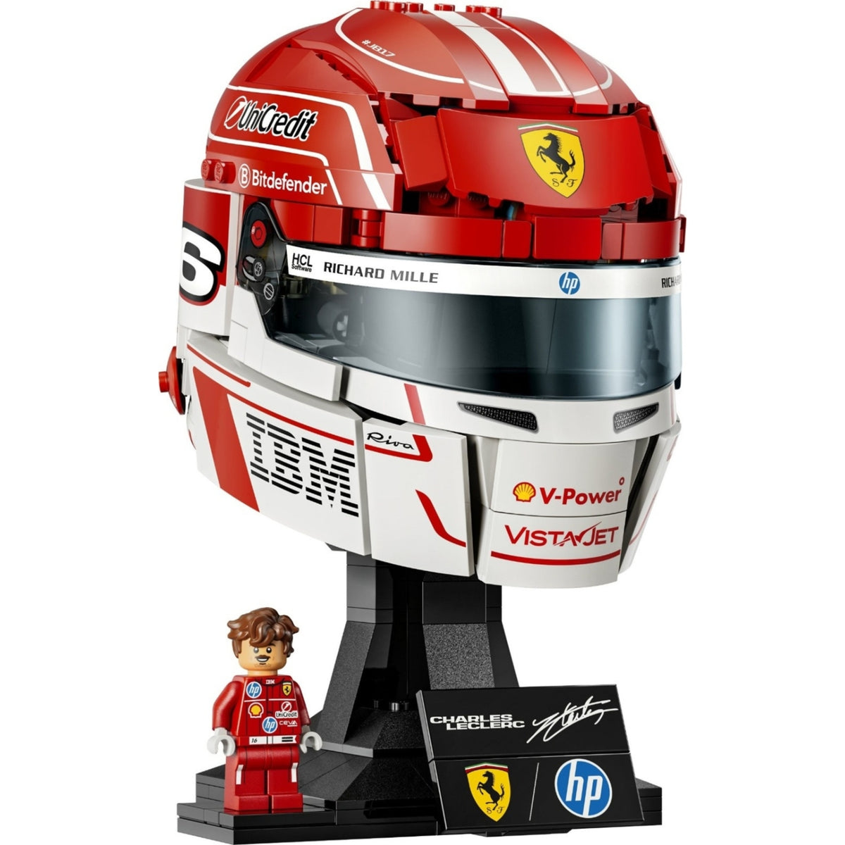 LEGO Editions Scuderia Ferrari HP Charles Leclerc Helmet 43014