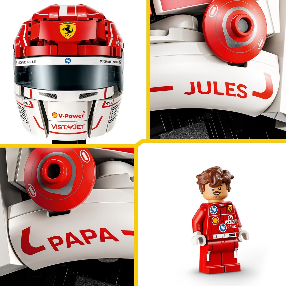 LEGO Editions Scuderia Ferrari HP Charles Leclerc Helmet 43014