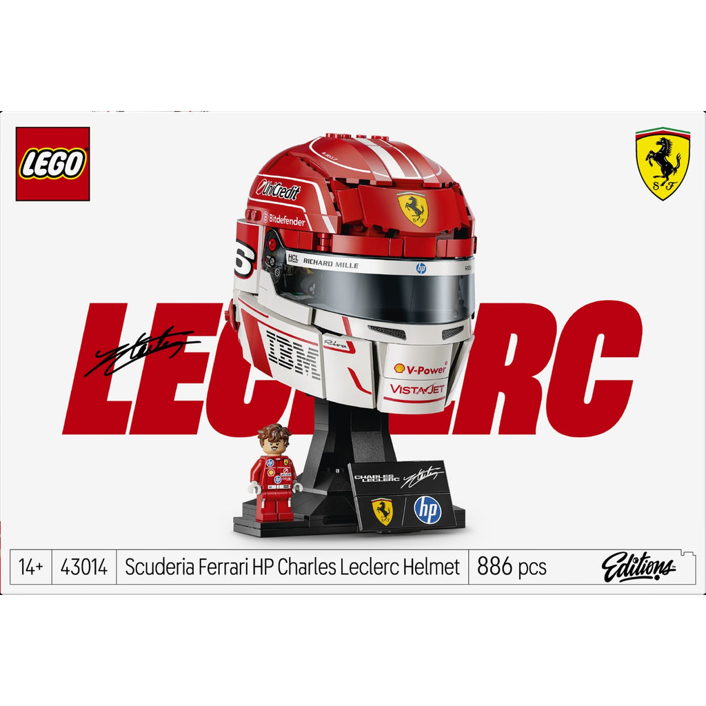 LEGO Editions Scuderia Ferrari HP Charles Leclerc Helmet 43014