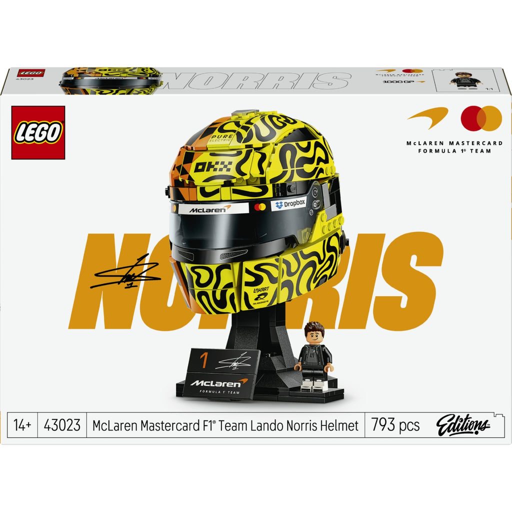 LEGO McLaren Mastercard F1 Team Lando Norris Helmet (43023) Editions