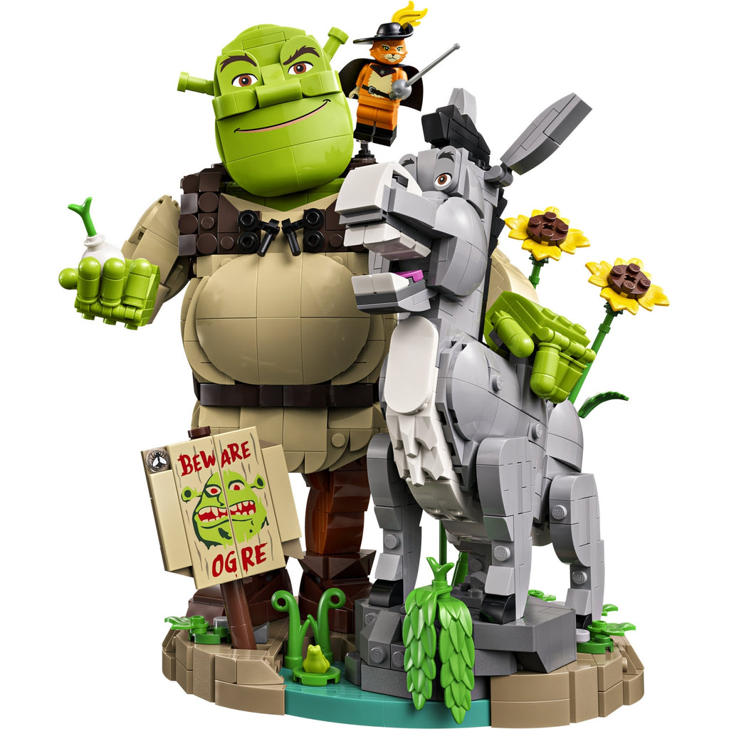 LEGO Icons Shrek, l’Âne et le Chat Potté 72423