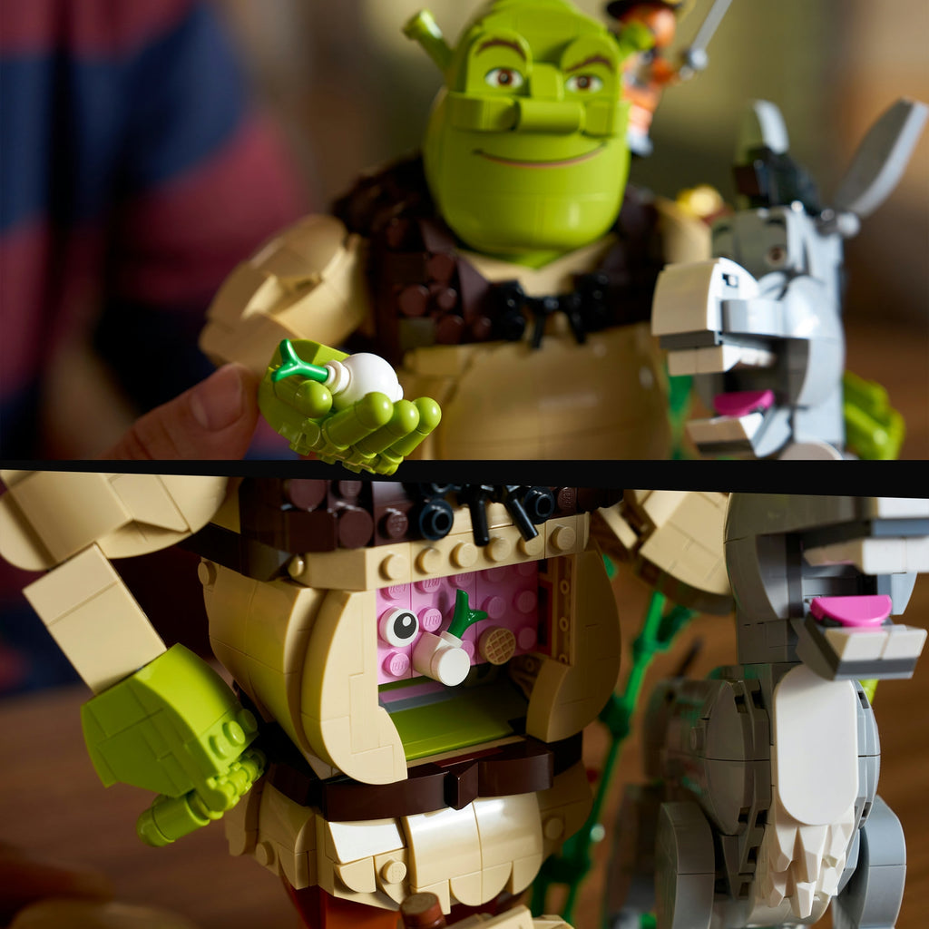 LEGO Icons Shrek, l’Âne et le Chat Potté 72423