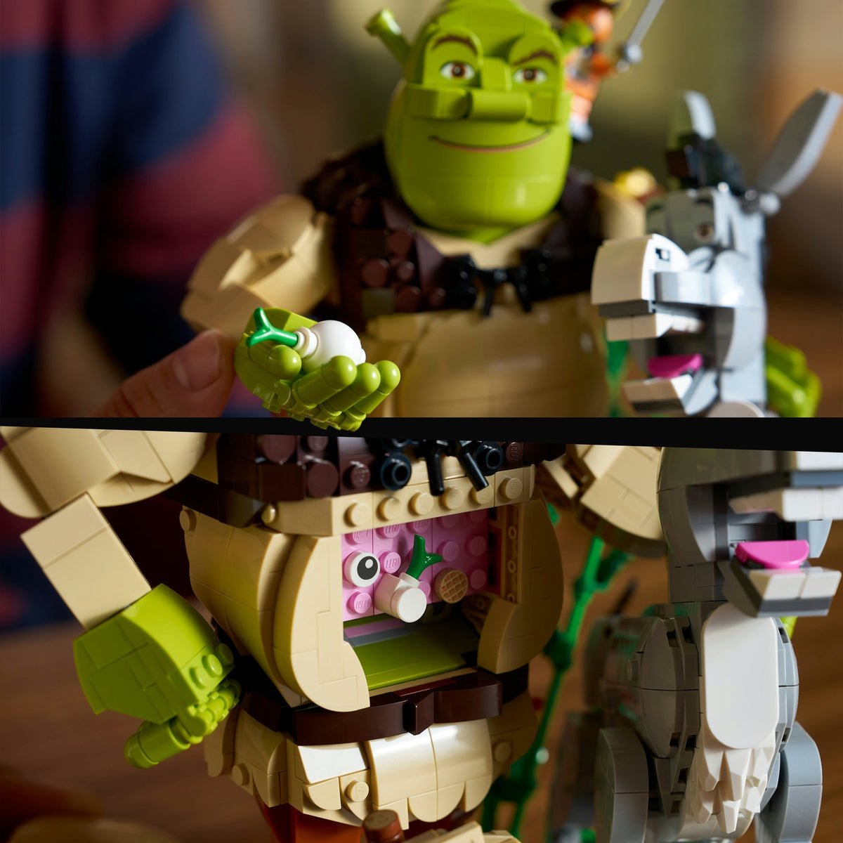 LEGO Icons Shrek, l’Âne et le Chat Potté 72423