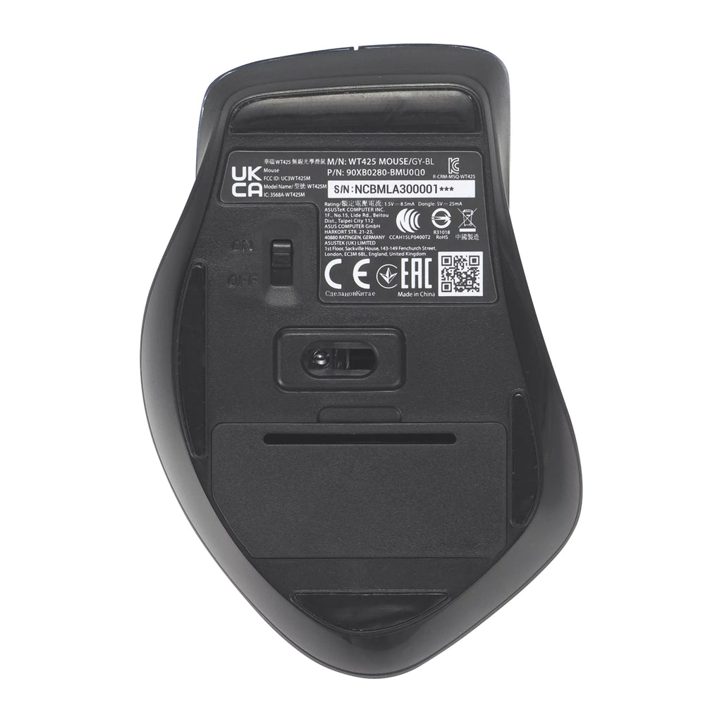 ASUS WT425 souris Bureau Droitier RF sans fil Optique 1600 DPI