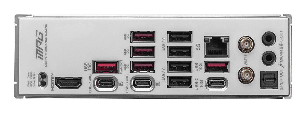 MSI MPG X870E EDGE TI WIFI carte mère AMD X870E Emplacement AM5 ATX