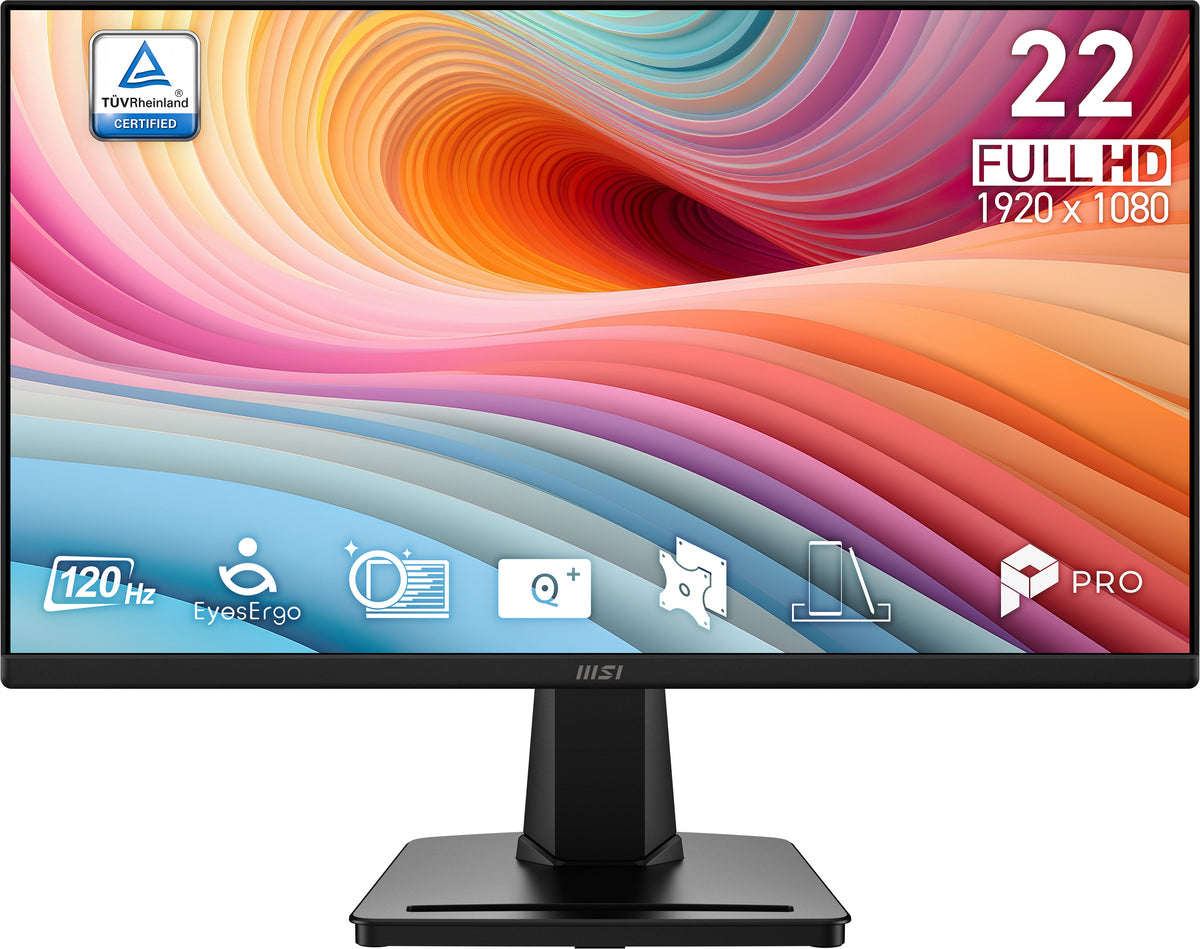 MSI PRO MP225 E12VL écran plat de PC 54,5 cm (21.4") 1920 x 1080 pixels Full HD Noir