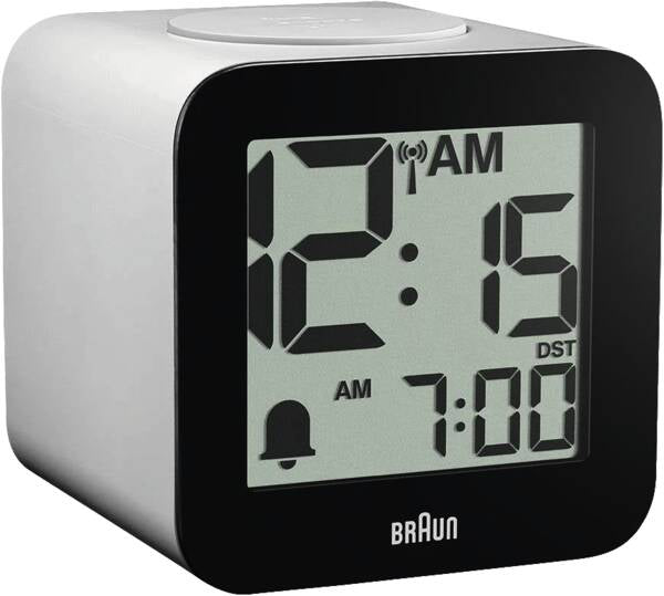Braun BC25WP-DCF Horloge radio-pilotée Autre Noir, Blanc