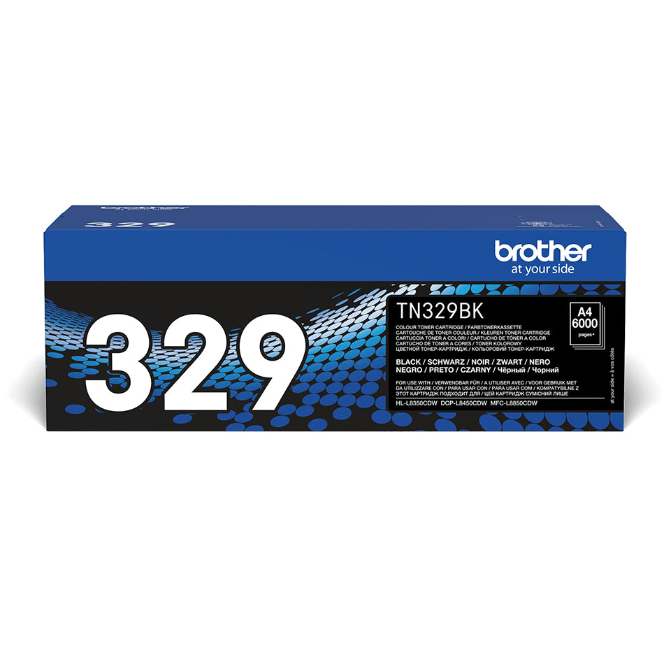 Brother TN-329BK - Cartouche de toner originale – Noir