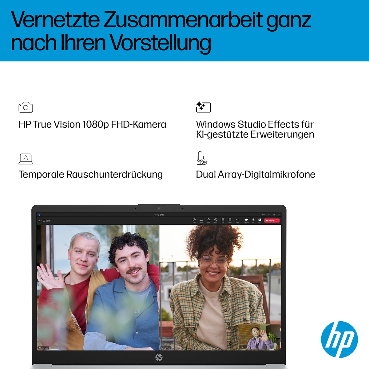 HP OmniBook 3 NGAI 15-fn0653ng 39,6cm (15,6 ) AI5 16GB 1TB SSD
