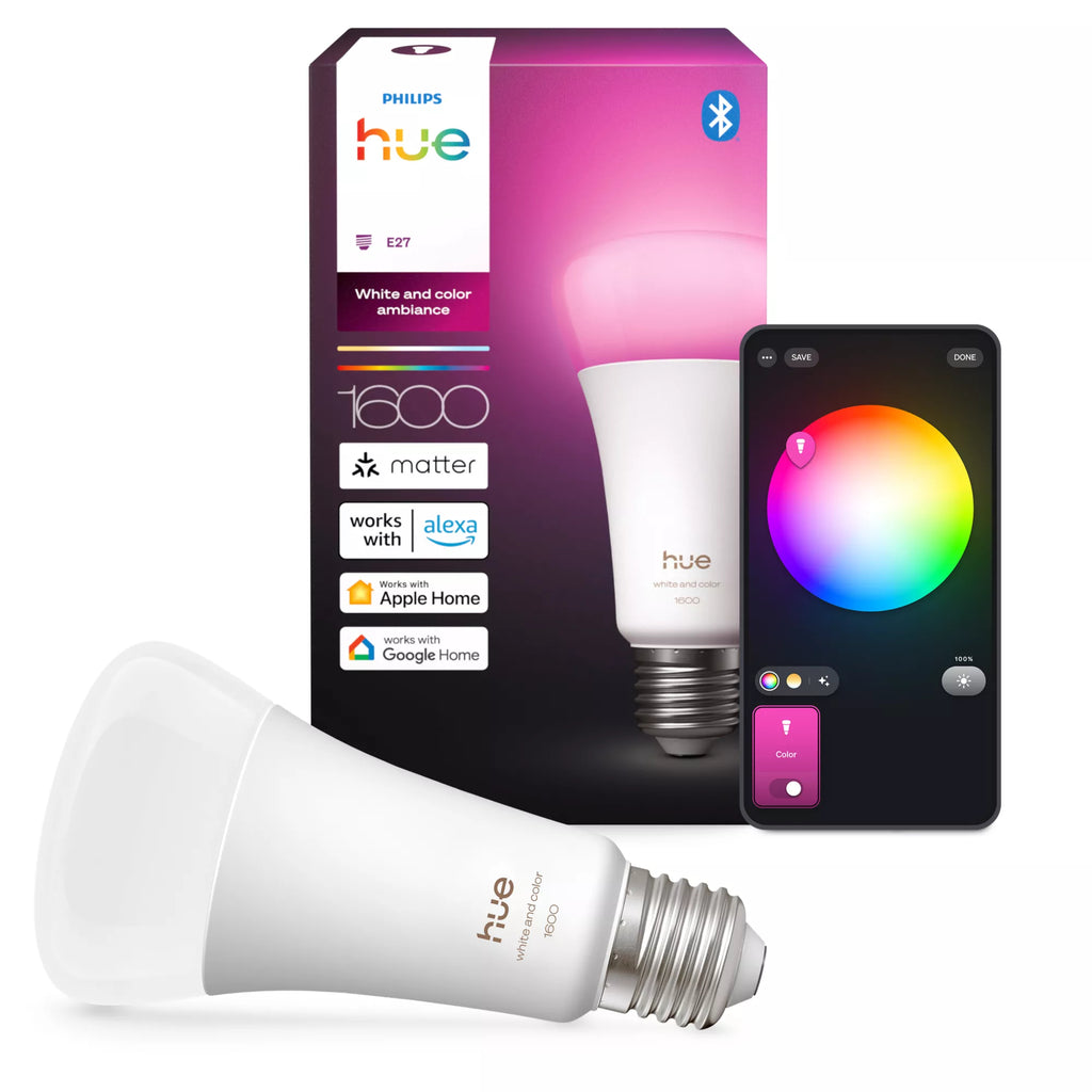 Philips Hue White and Color ambiance A67 - Ampoule connectée E27 - 1600