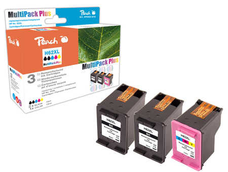 Peach 0F319640 cartouche d'encre 3 pièce(s) Noir, Cyan, Magenta, Jaune