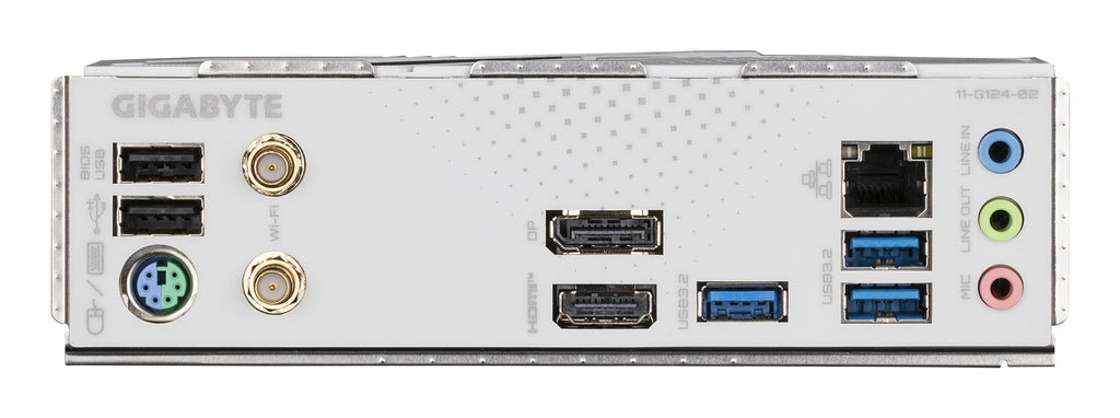 GIGABYTE B760M GAMING PLUS WIFI DDR4 Carte mère - Compatible avec les processeurs Intel Core de 14e génération, VRM 4+1+1 phases, jusqu'à 5333 MHz DDR4 (OC), 2xPCIe 4.0 M.2, Wi-Fi 6, LAN 1 GbE, USB 3.2 Gen 1