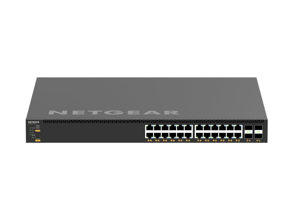 NETGEAR XSM4328CV Switch Géré L3 10G Ethernet PoE 24 Ports RJ-45 1U Noir