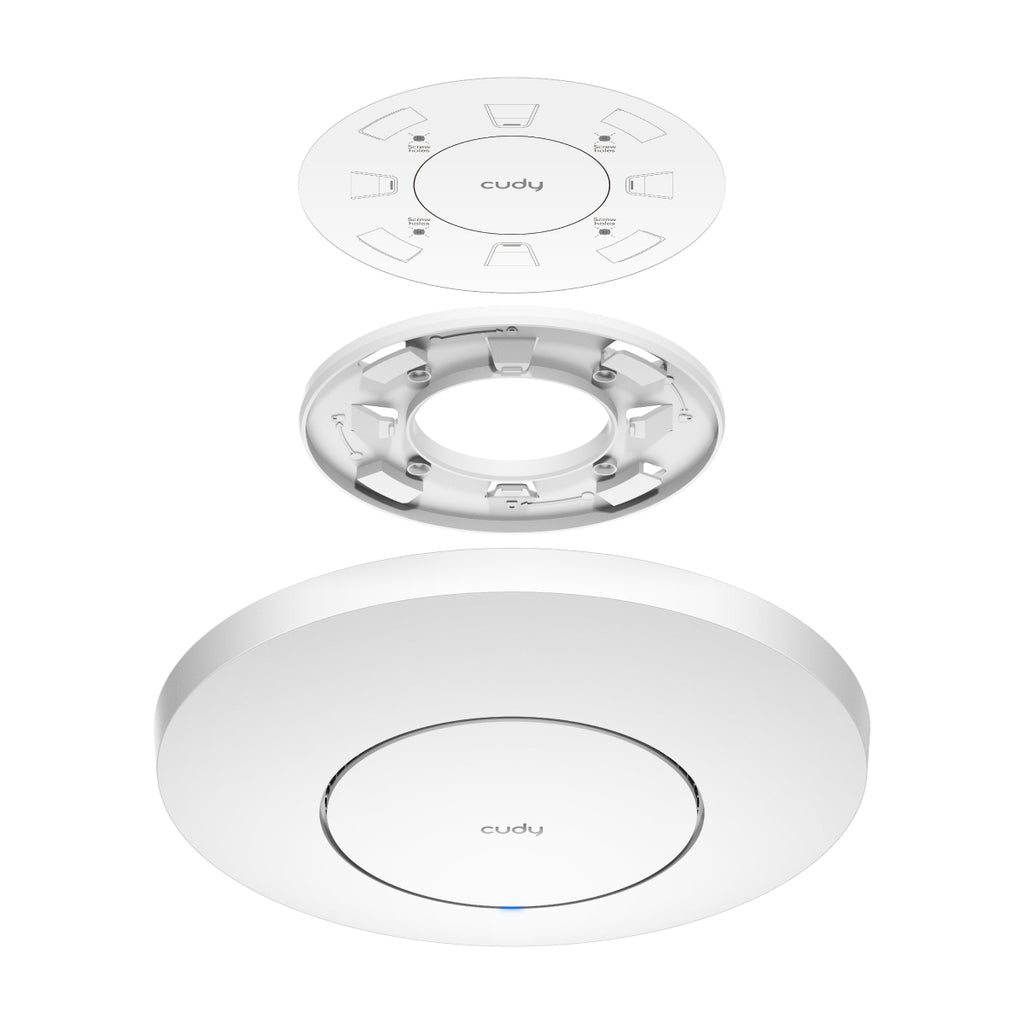 Cudy AP3600 point d'accès réseaux locaux sans fil 3570 Mbit/s Blanc Connexion Ethernet, supportant l'alimentation via ce