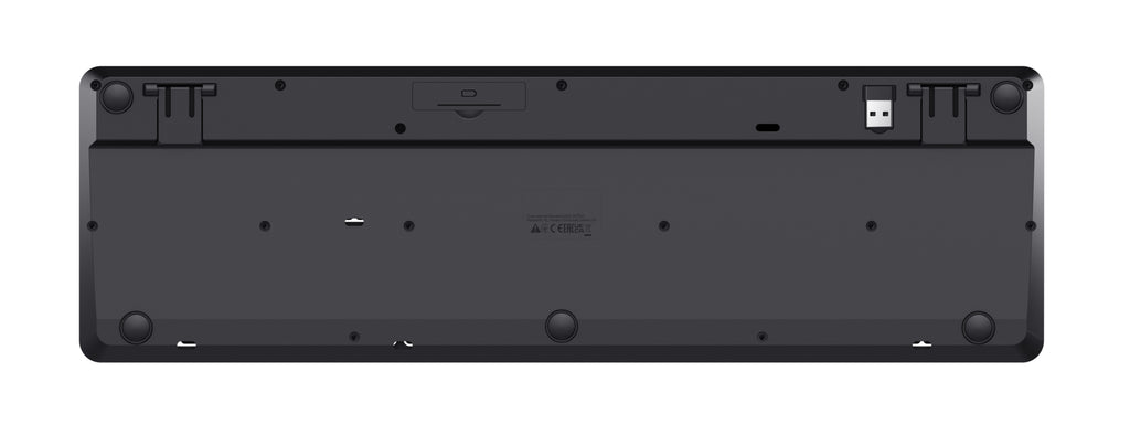 Trust Ody II Clavier de Bureau Sans Fil RF, QWERTY Nordique, Noir