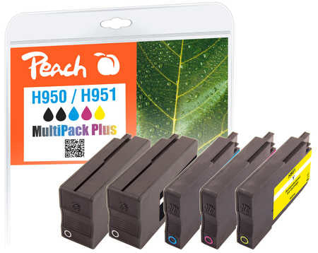 Peach PI300-587 cartouche d'encre Noir, Cyan, Magenta, Jaune