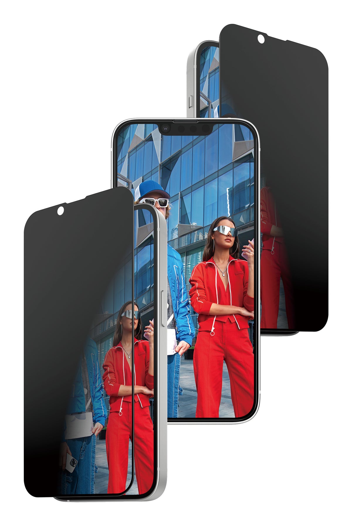 PanzerGlass Protecteur d'Écran de Confidentialité 2-Way Ultra-Wide Fit pour iPhone 16e, 14, 13, 13 Pro avec FASTFIT IN-A-BOX