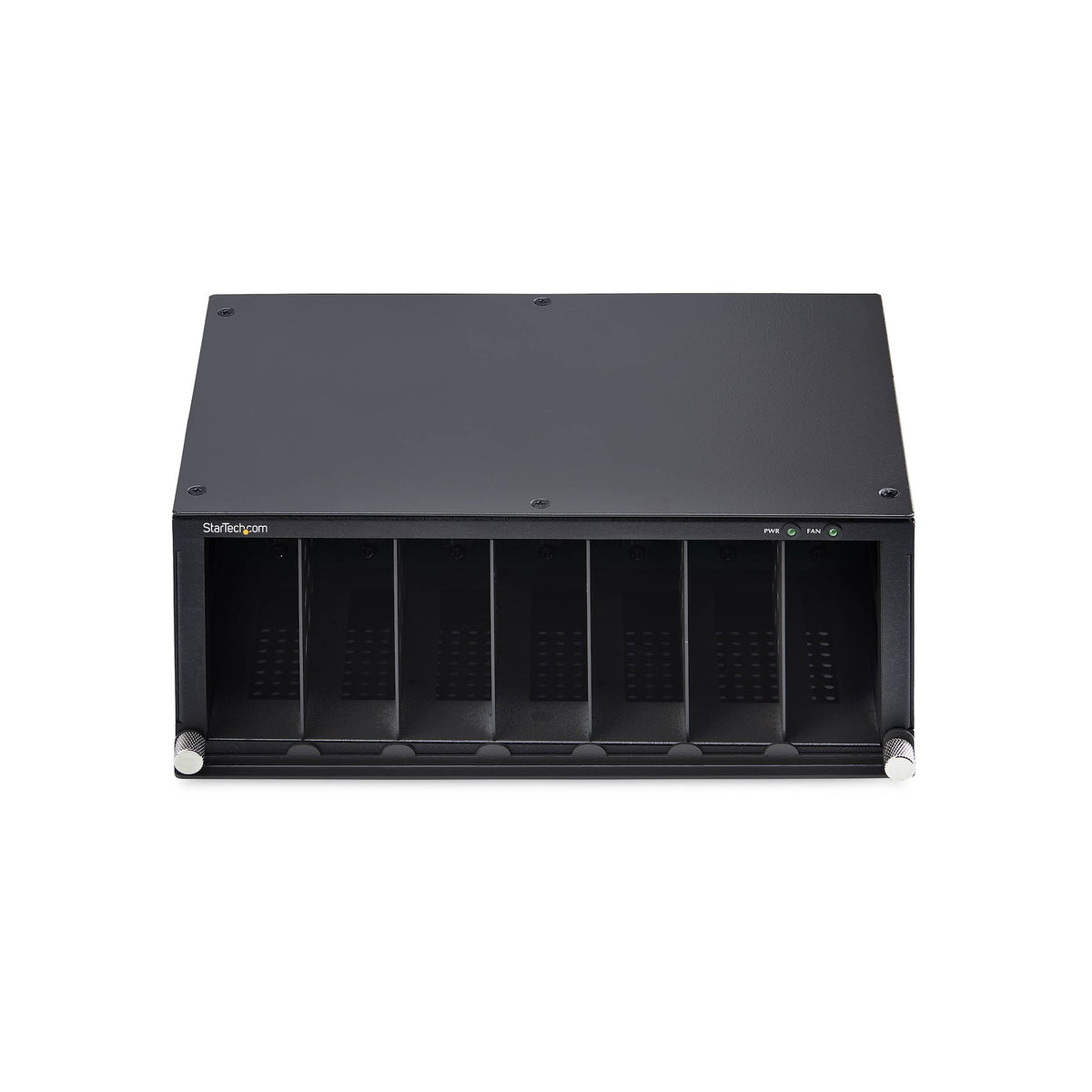 StarTech.com Châssis de Convertisseur de Média Non Géré 7 Slots pour Série MCM, Refroidissement Actif, Rack 10 pouces, C
