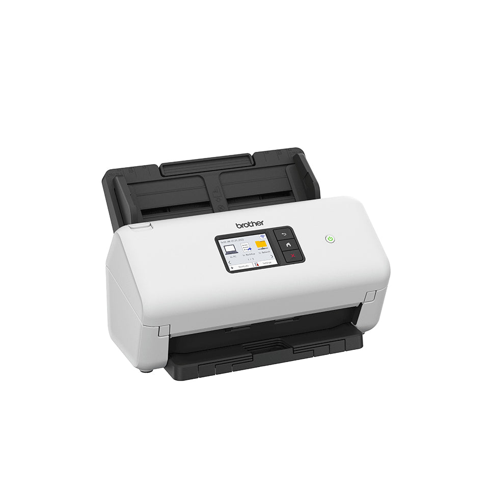 Brother ADS-4550W scanner Scanner ADF 600 x 600 DPI Noir, Blanc