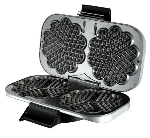 Unold 48241 moule à gauffres 2 gauffre(s) 1300 W Noir, Argent