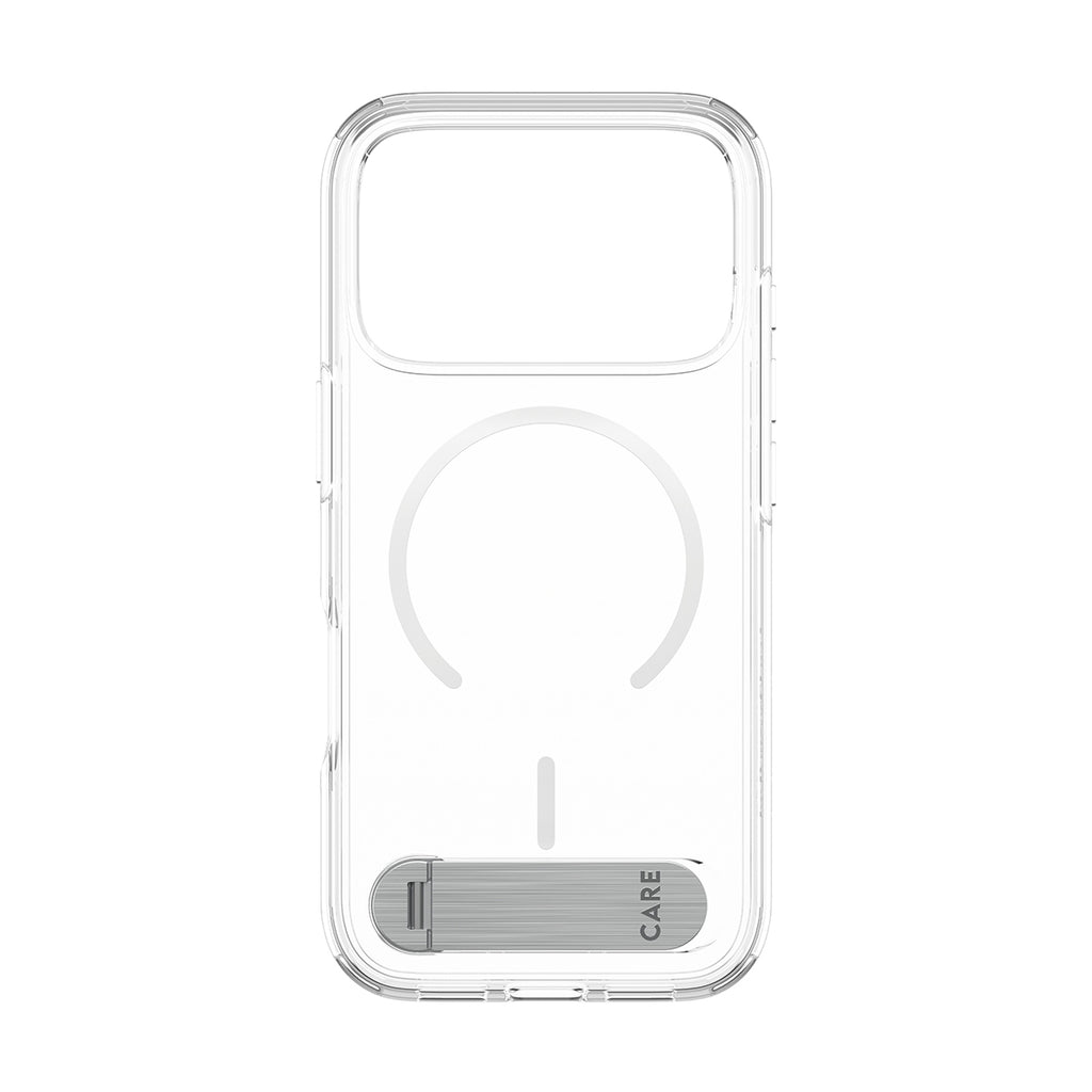PanzerGlass CARE™ by ® Kickstand Case Transparent w. White MagSafe iPhone 2026 Pro | 17 Pro coque de protection pour tél