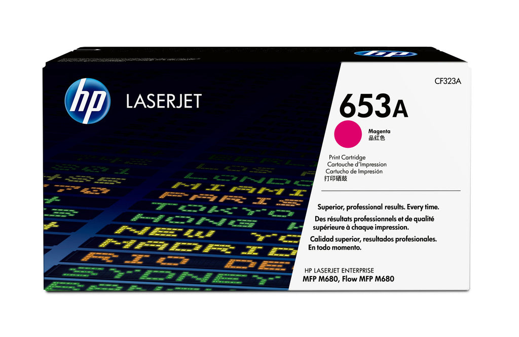 HP 653A Toner LaserJet, Magenta, Authentique