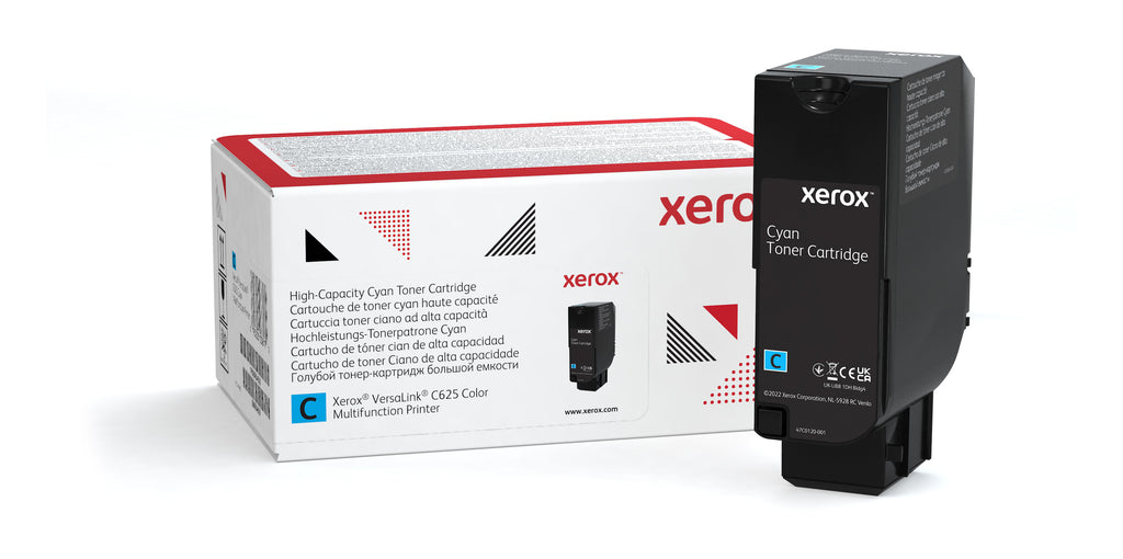 Xerox Cartouche de toner Cyan de Grande capacité Imprimante couleur multifonctions ® VersaLink® C625 (16000 pages) - 006