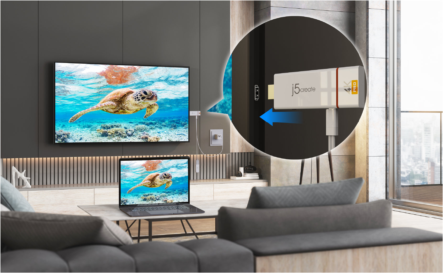 j5create JVAW76MAX adaptateur d'affichage sans fil HDMI Full HD Clé logicielle
