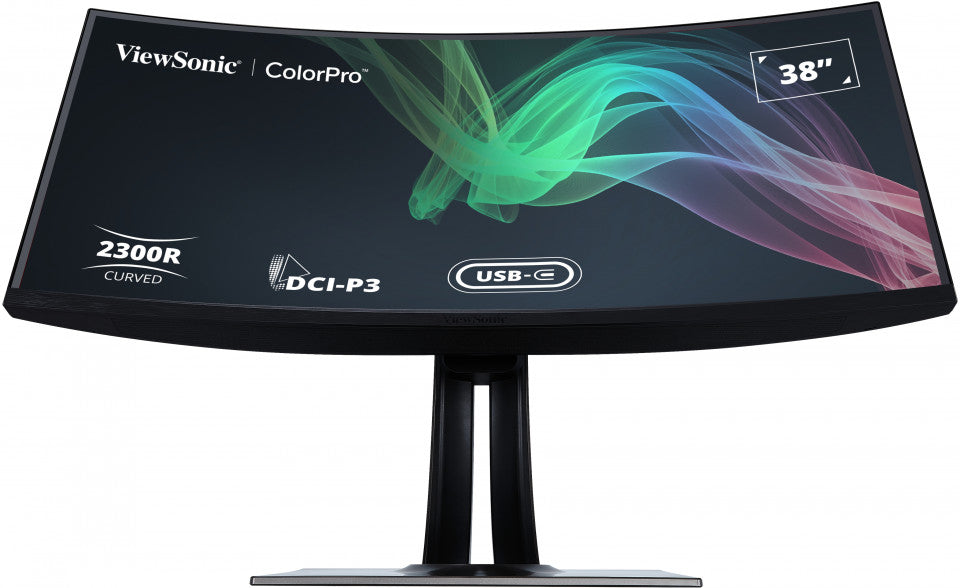 Viewsonic VP3881A écran plat de PC 96,5 cm (38") 3840 x 1600 pixels Quad HD+ LED Noir