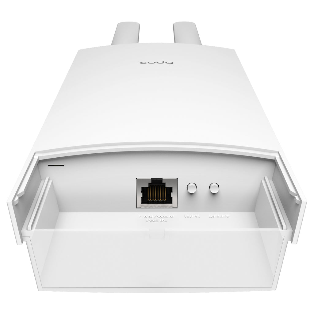 Cudy AP1300 Outdoor 1167 Mbit/s Blanc Connexion Ethernet, supportant l'alimentation via ce port (PoE)