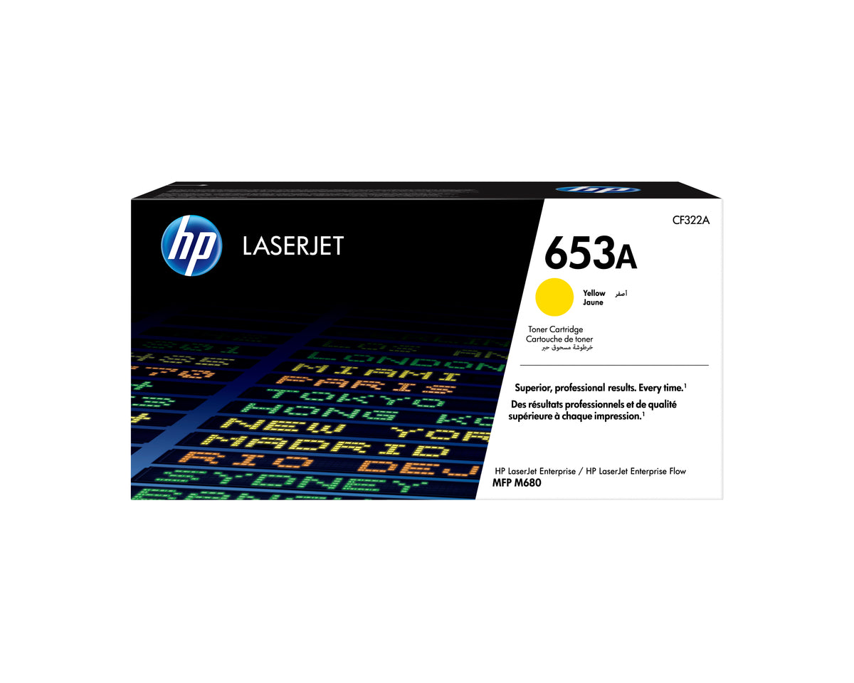 HP 653A Toner LaserJet, Jaune, Authentique