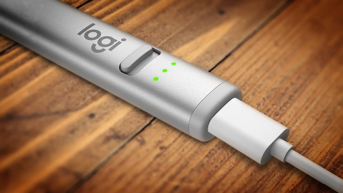 Logitech Crayon Stylet Numérique, Argent