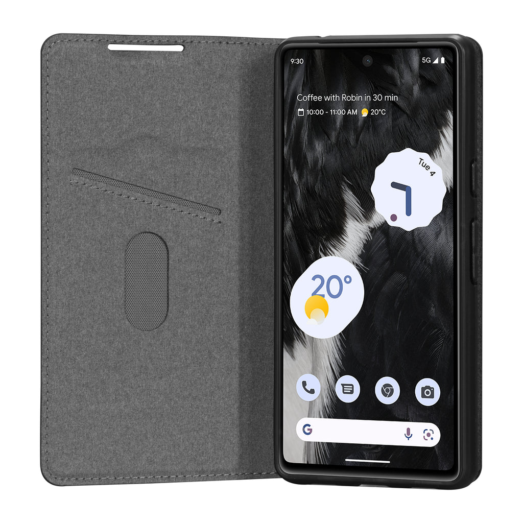 dbramante1928 Oslo Coque de Protection Folio pour Google Pixel 7a 6.1", Noir