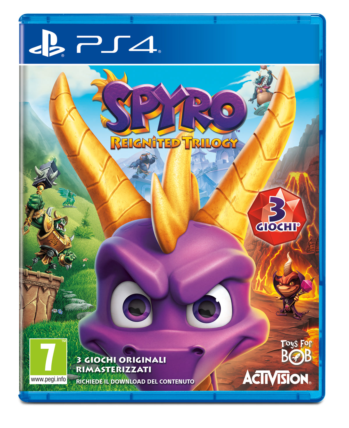 Spyro Reignited Trilogy Italiensk