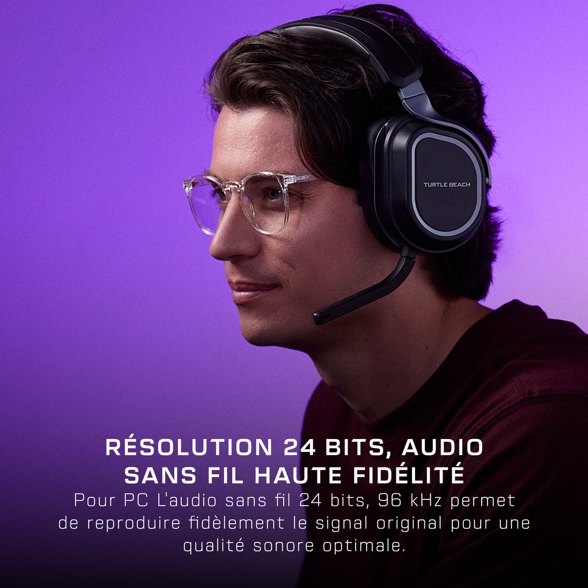 Turtle Beach Stealth 700 Noir PC Casque Gaming sans Fil w/ 80hr Batterie, Écouteurs de 60mm, Deux émetteurs et Bluetooth