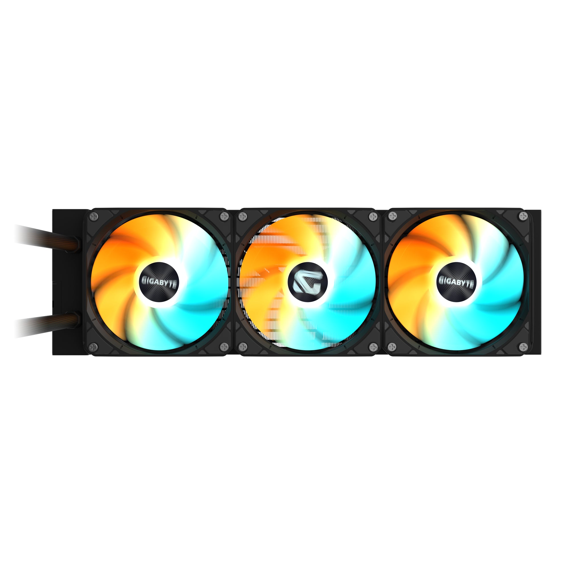 GIGABYTE GAMING 360 Refroidisseur Liquide pour CPU - 3x120 mm Ventilateurs ARGB, Mécanisme d'emboîtement coulissant, DAISY-CHAIN, Compatible Intel LGA 1851 et AMD AM5