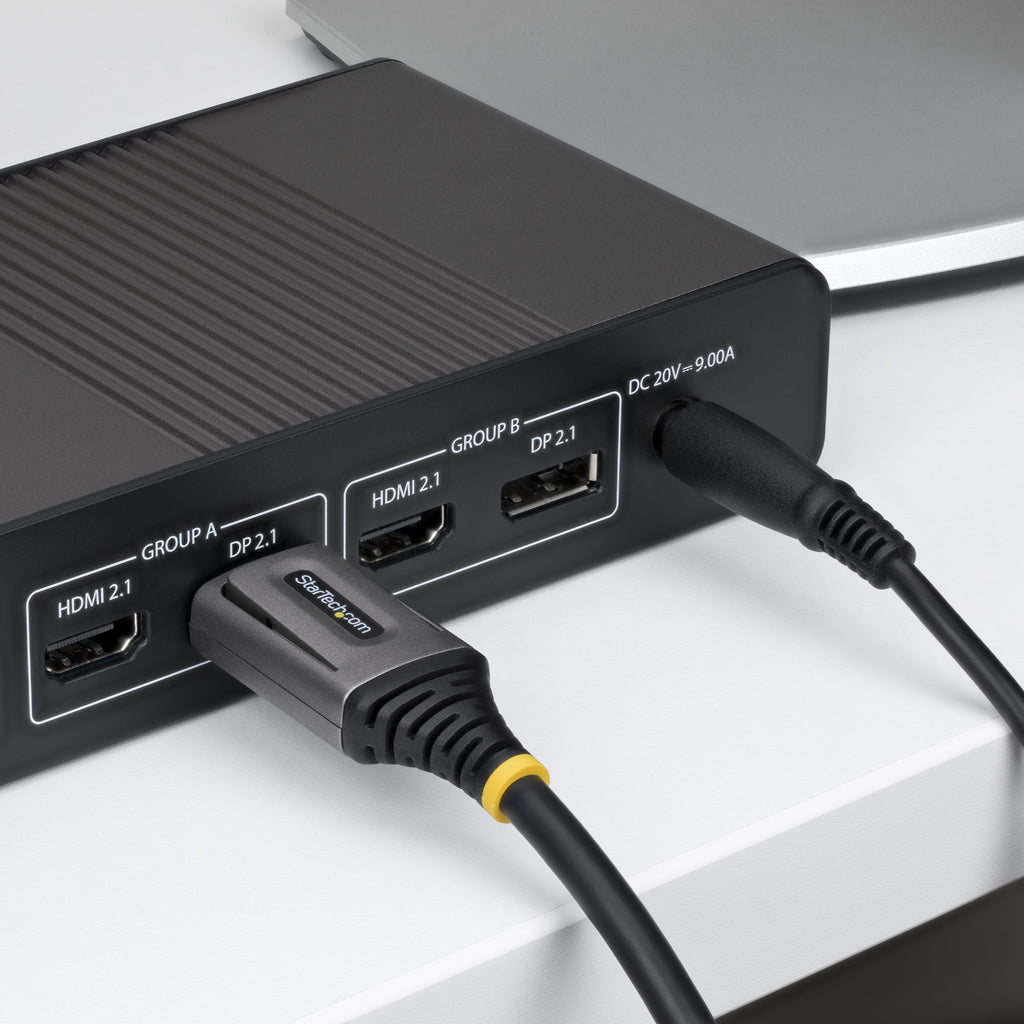 StarTech.com Câble DisplayPort 2.1 de 1,5m, Câble DisplayPort DP80 Certifié VESA, 10K/8K 60Hz Non Compressé, 16K 60Hz/8K