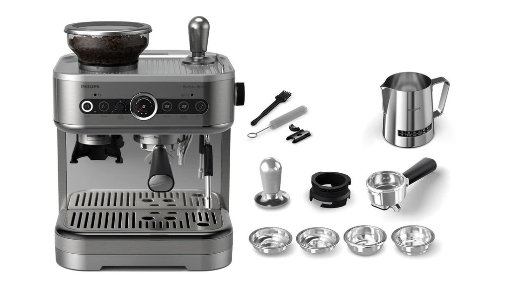 Philips PSA3218/01 Machine à Café Expresso Semi-Automatique, Réservoir 2,5 L, Acier Inoxydable