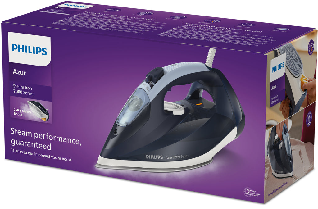 Philips 7000 series DST7030/20 Fer à vapeur HV bleu foncé