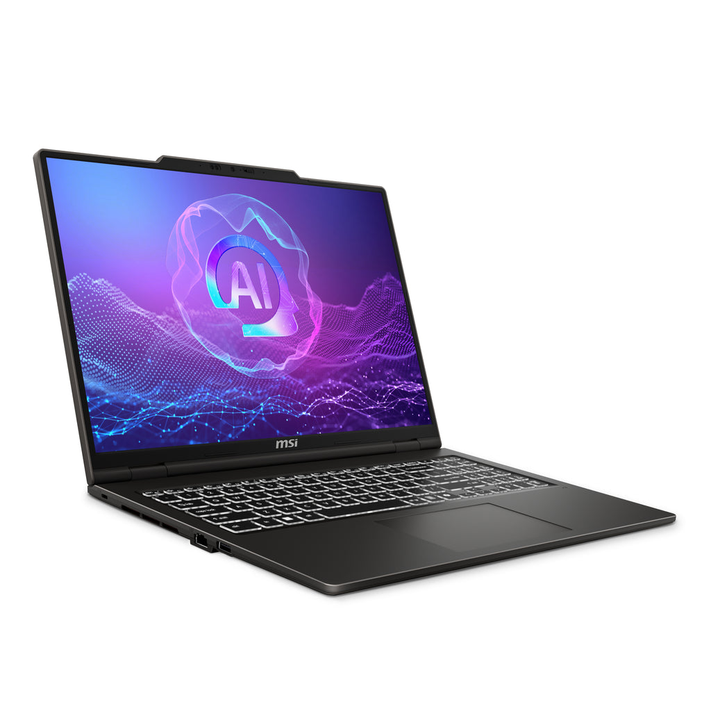 MSI Venture A16 AI+ A3HMG-036DE Copilot+ PC AMD Ryzen AI 5 340 Ordinateur portable 40,6 cm (16") 2K 16 Go DDR5-SDRAM 512 Go SSD Wi-Fi 6E (802.11ax) Windows 11 Home Gris
