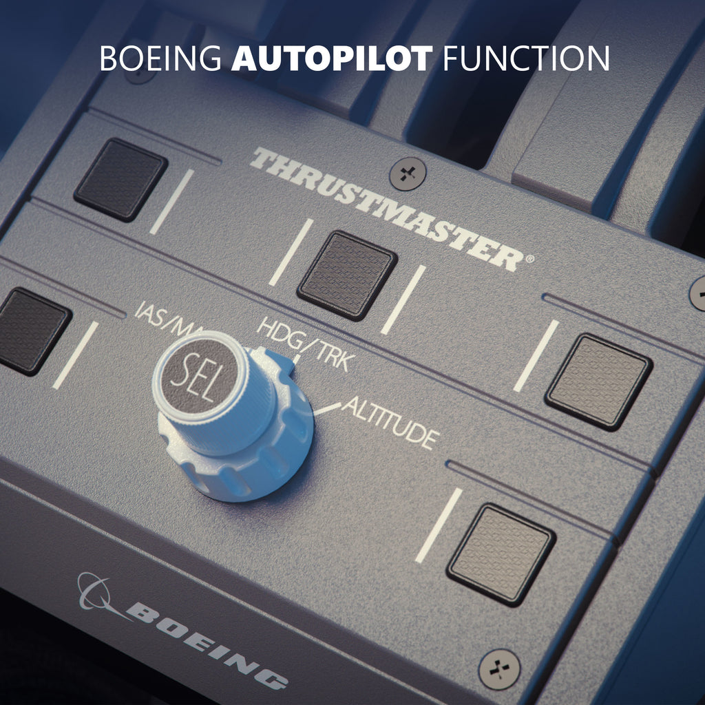 Thrustmaster TCA Quadrant Boeing Edition Gris USB pour PC, Xbox, Xbox One X, Xbox Series S