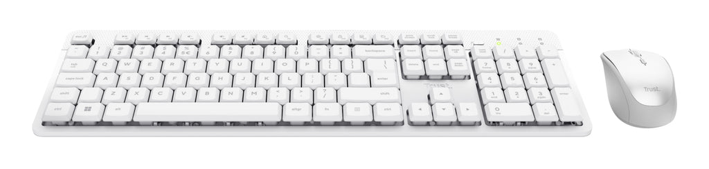 Trust Ody II clavier Souris incluse maison/bureau RF sans fil QWERTY Anglais américain Blanc