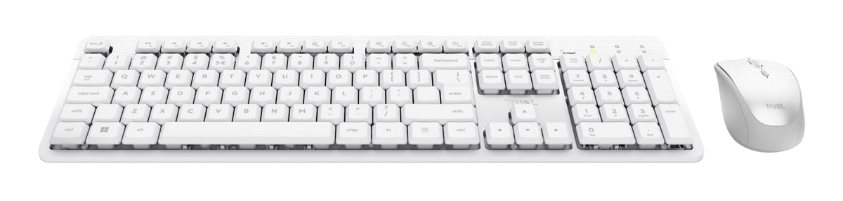 Trust Ody II clavier Souris incluse maison/bureau RF sans fil QWERTY Anglais américain Blanc