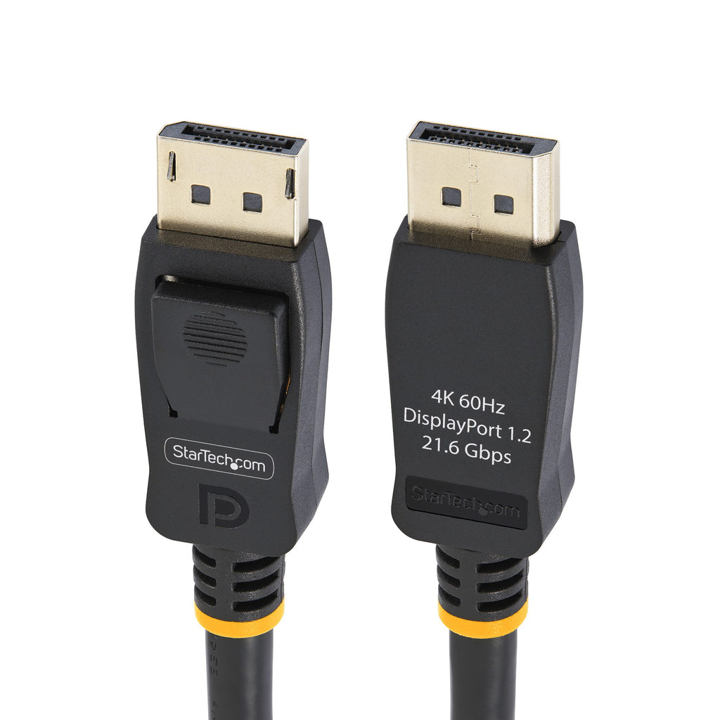 StarTech.com Câble DisplayPort 1.2 Certifié VESA 2m, 4K 60Hz UHD avec Loquets, Lot de 10