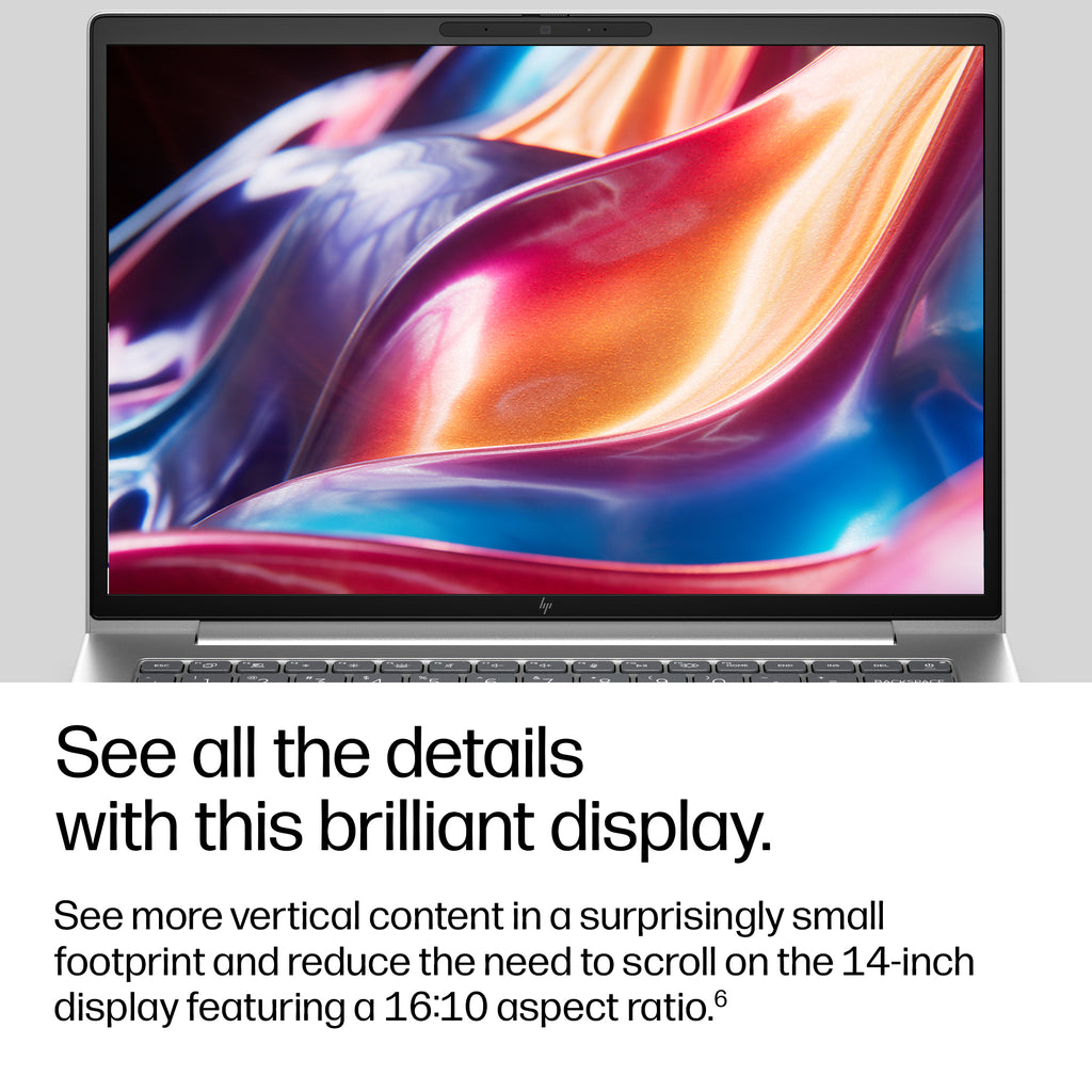 HP EB6G2a14 Ordinateur Portable 14 pouces, Ryzen 5-230, 16GB RAM, 512GB SSD, Version Nordics